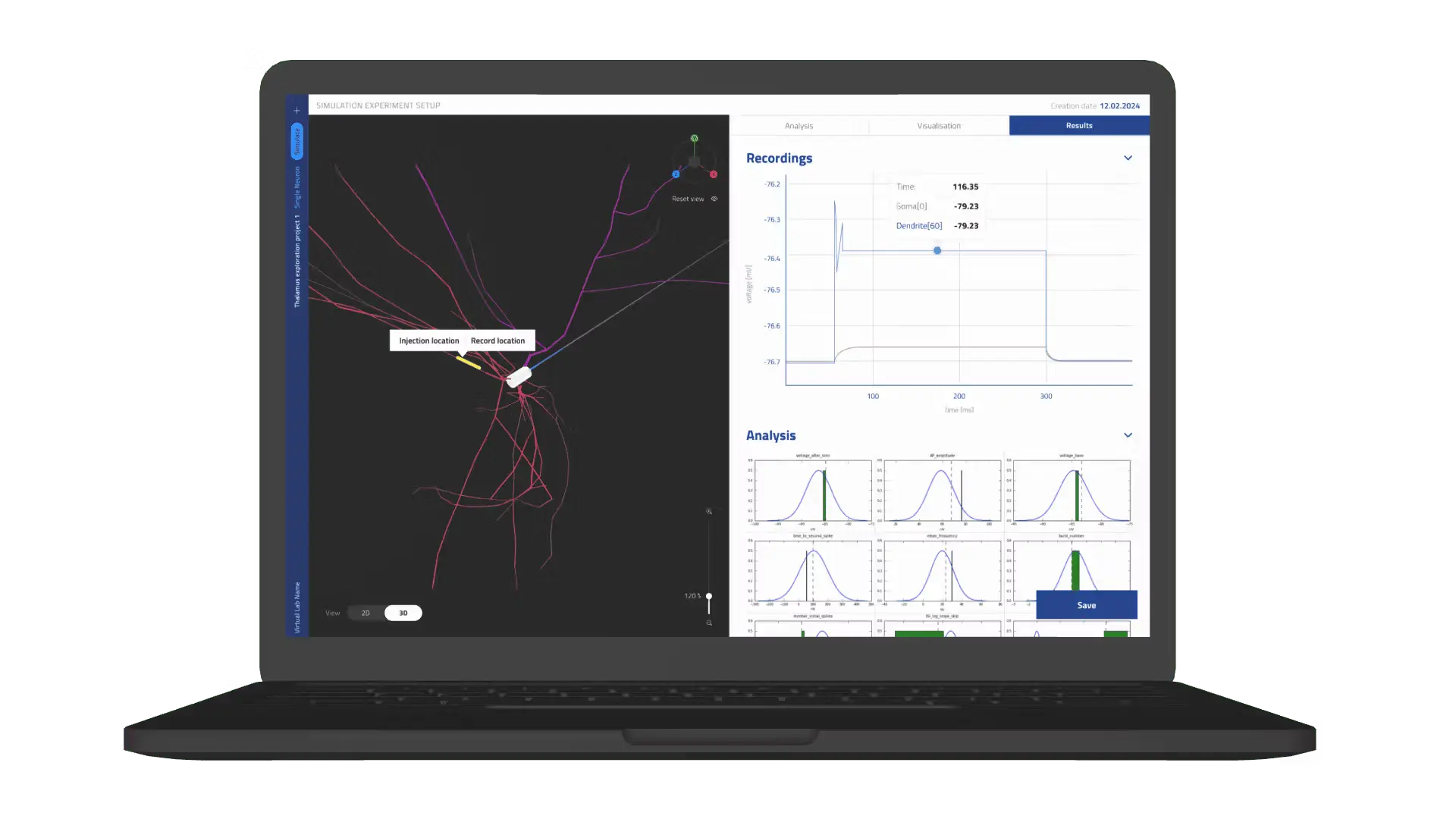 Single neuron analysis