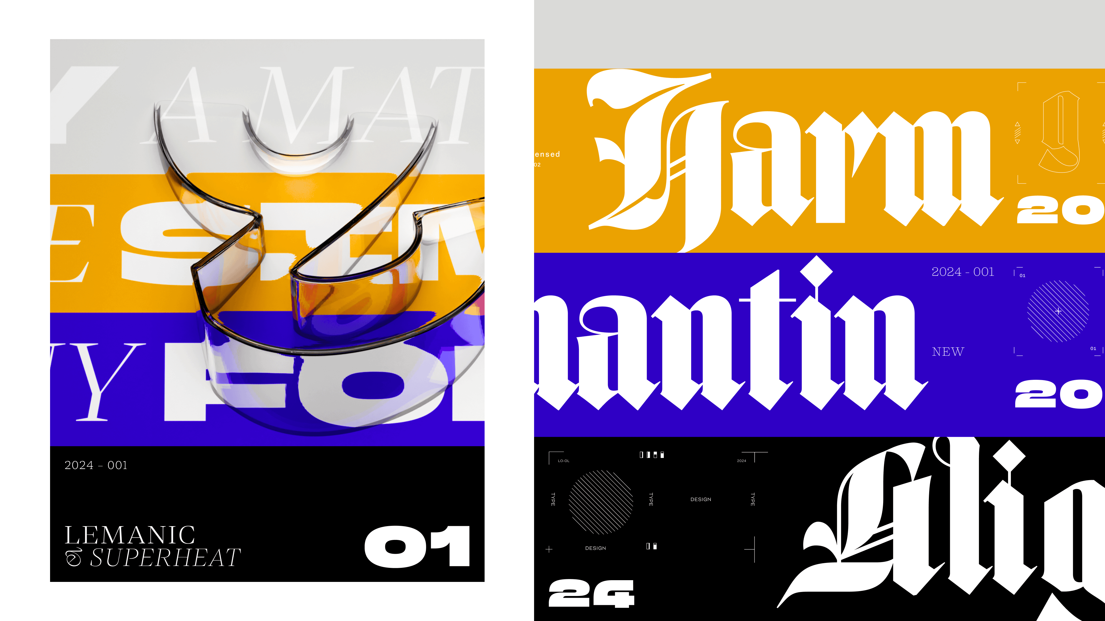 Communication material for a type release